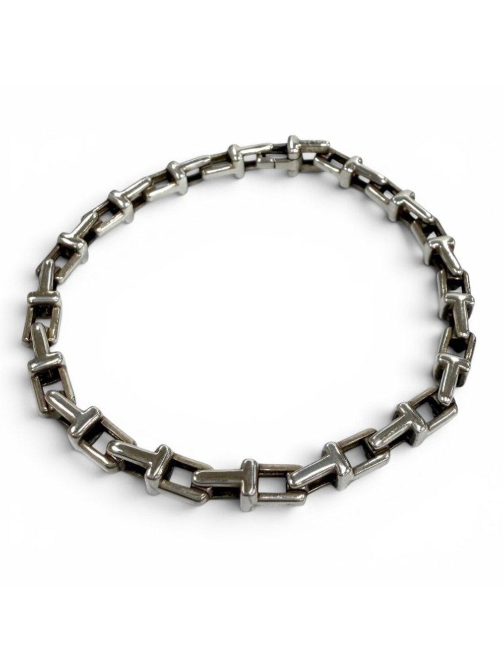 Tiffany & Co T Narrow Chain Bracelet Silver
